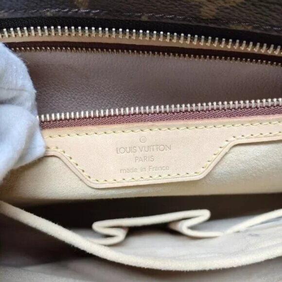 100% Authentic Louis Vuitton Luco Brown Monogram Tote Bag - Picture 8 of 9